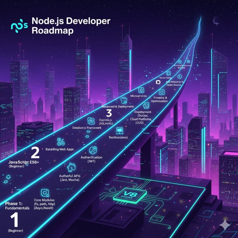 🛣️ Node.js Roadmap